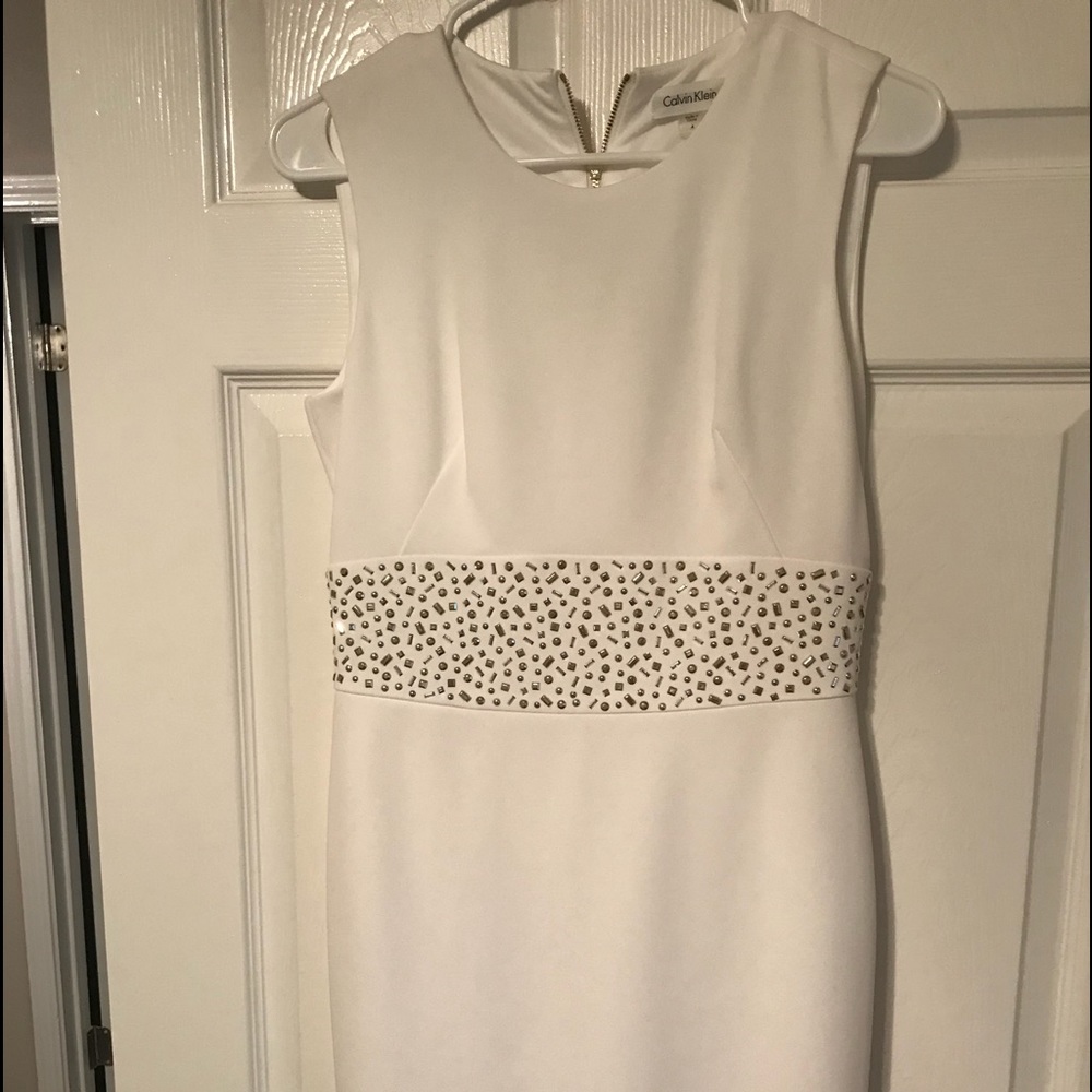 Brand new Calvin Klein white dress!